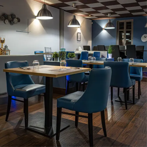 Salle secondaire de la pizzeria Ozzy à Blois